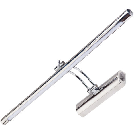 Applique murale de salle de bain à placer au-dessus du miroir, chromée, 55 cm, 12 W, LED, 4000 K, 850 lm, IP44, Anita Ideus 00016 (1/2)