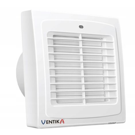 Ventilateur avec volet, hygrostat et minuterie 100 mm (1/5)