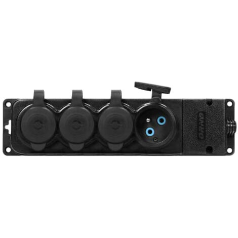 Distributeur d'atelier IP44 avec 4 prises 2P+T – Protection contre projections d'eau – Fixation sécurisée pour environnements exigeants – Tresice France - OR-AE-13167 (1/5)