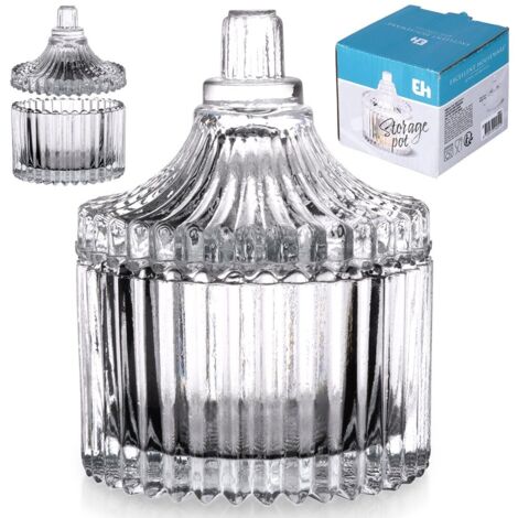 Sucrier en verre petit récipient à sucre 80 ml EXCELLENT HOUSEWARE 139430 (1/5)