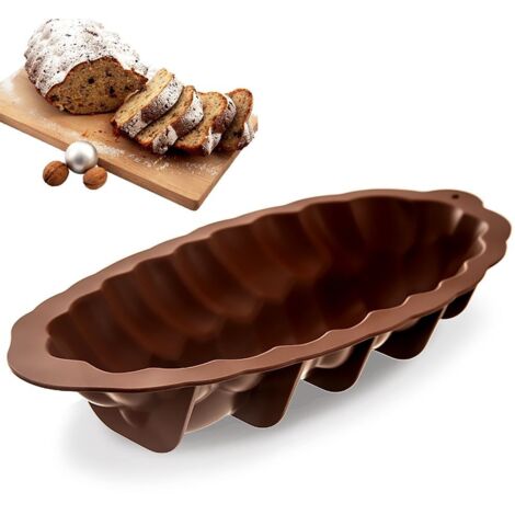 Moule à challah en silicone marron SILLINIE 41 cm (1/5)