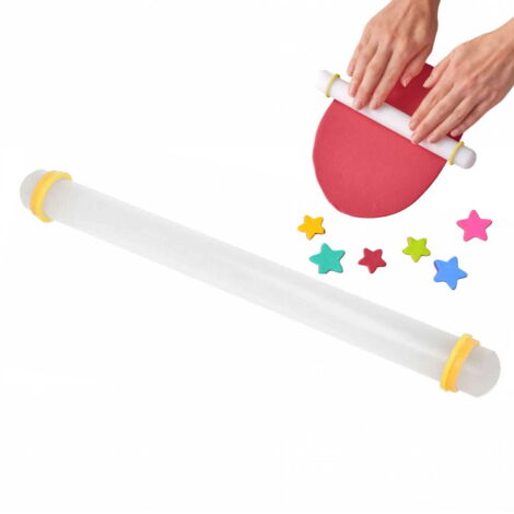 Rouleau à pâtisserie droit pour fondants en pâte d'amande 30cm BRUNBESTE BB-3221