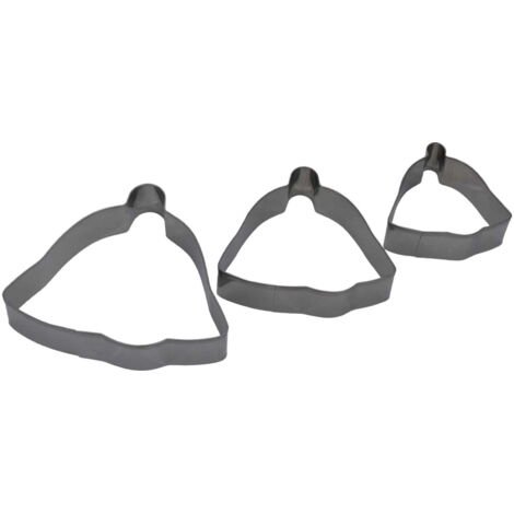 Ensemble d'emporte-pièces en pain d'épices, forme cloche, 3 pièces, BRUNBESTE BB-3034 (1/2)