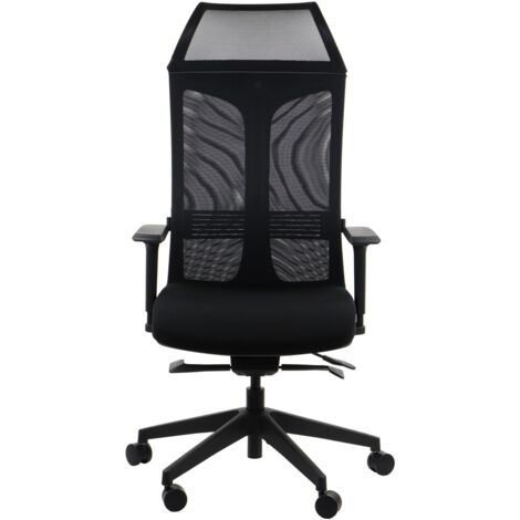 Chaise de bureau RYDER NOIRE MÉCANISME AUTO-PESANT (1/5)