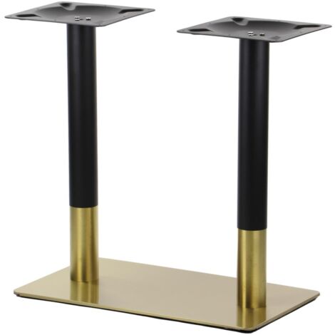 Pied de table en acier inoxydable SH-3003-1/GB or/noir (1/5)
