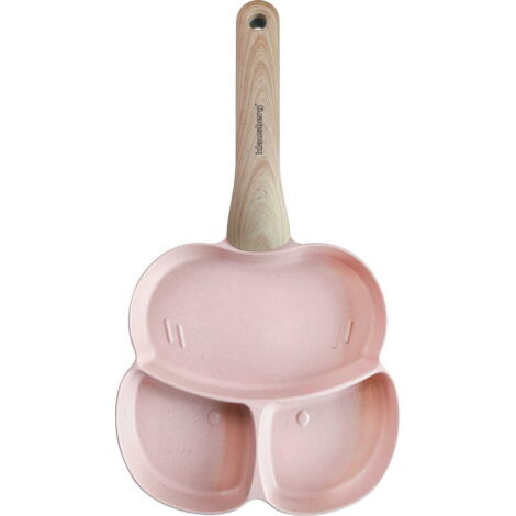 Poêle en marbre 3 en 1 pour œufs, crêpes et pancakes 18 cm ROSE KLAUSBERG KB-7826
