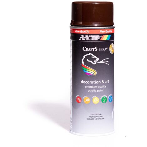 Peinture acrylique en aérosol RAL 8017 Marron 400 ml CRAFTS