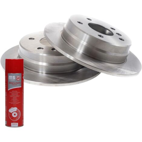 Disques de frein MS, 2 pièces, arrière G/D, MERCEDES A (W168), VANEO (414) 1.6-2.1 07.97-07.05 [T116] 240 (1/3)