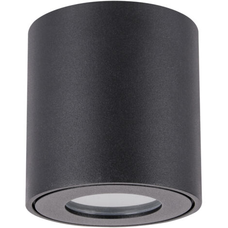 Plafonnier noir 35W zorba DWL GU10 Ideus 03955 (1/2)