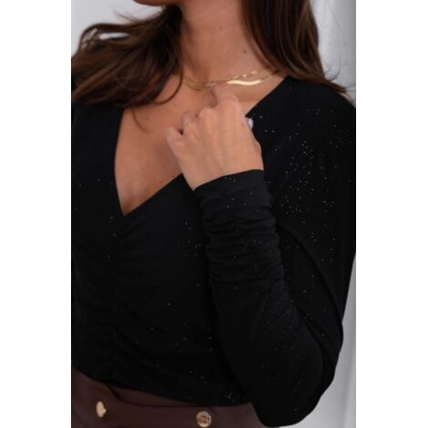 Sweat à Capuche Escada Sport Noir à Paillettes - Taille M/L, Polyester, Occasion Très Bon état
