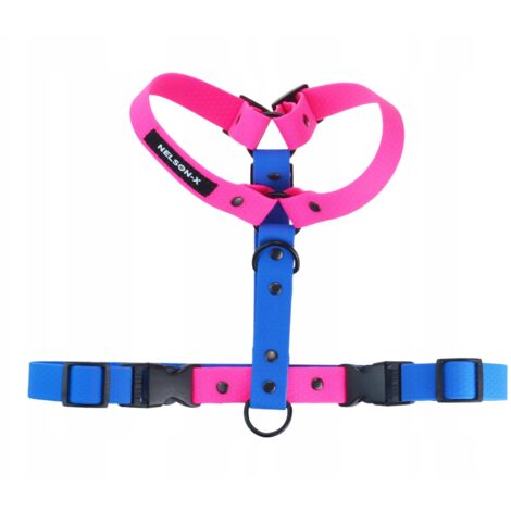 HARNAIS POUR CHIEN DE GARDE IMPERMÉABLE DARRO HEXA NOIR FIXATIONS NOIRES TAILLE XXL (1/5)