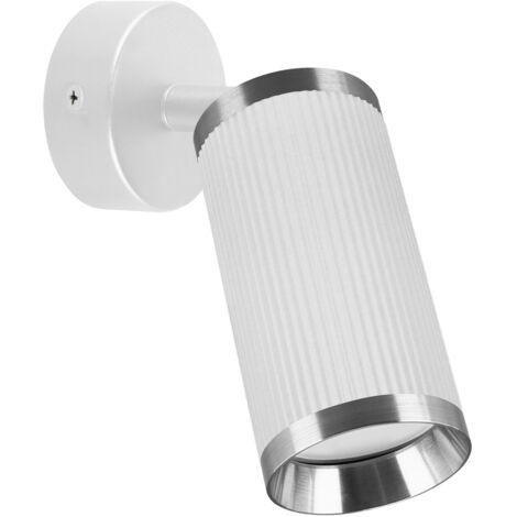 Applique murale blanche IP20 orientable Frida SPT GU10 35W Ideus 04198 (1/2)