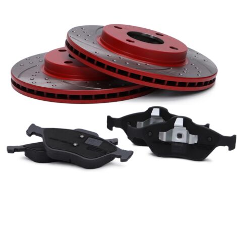DISQUES + PLAQUETTES DE FREIN AVANT FORD FIESTA MK6 FUSION 02-