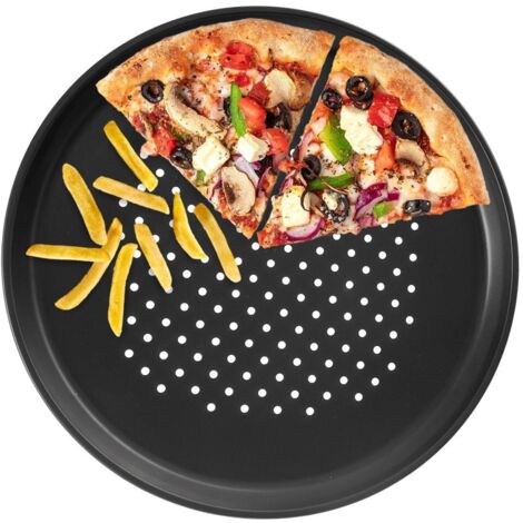 Plaque à pizza ronde perforée 32 cm ORION 127031 (1/5)