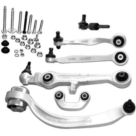 ENSEMBLE DE BRAS DE SUSPENSION AVANT AUDI A4 2000-2004 CÔTÉ GAUCHE « MS » (1/3)