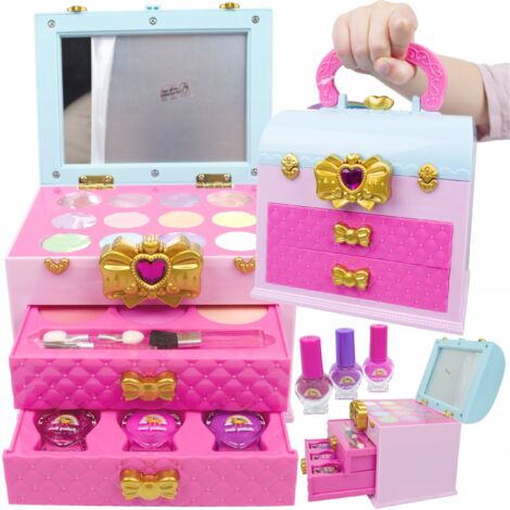 MARTINELIA - Set Manucure Fée et Papillon pour Enfant - 4 Vernis à Ongles Colorés Bleu, Violet, Rose & Orange et Stickers Nail Art Pour Fille - Vernis à Ongles à base