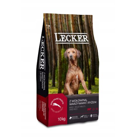 Nourriture pour chien au bœuf, légumes et riz 10 kg