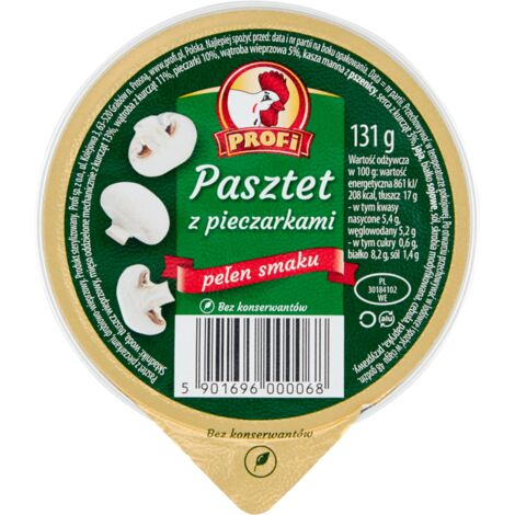 Pâté de champignons Profi 131 g (1/2)