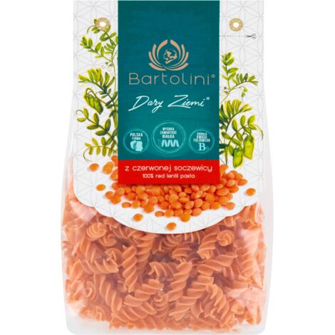 Pâtes aux lentilles rouges Bartolini - Fusilli, source de protéines et ...