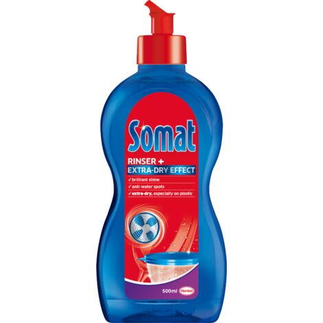 Liquide de rinçage pour lave-vaisselle Somat Duo 500 ml - brillance parfaite, protection du verre (1/2)