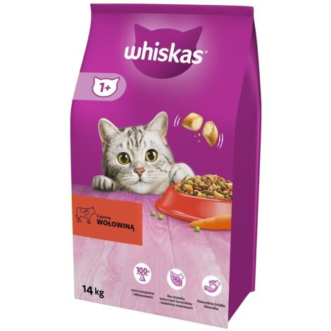 Bœuf WHISKAS aux carottes 14 kg (1/3)