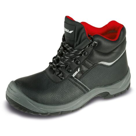 BLACK HAMMER Bottes De Sécurité Hommes Cuir Résistantes Imperméables S3 SRC - Chaussures De Travail Robuste 1007