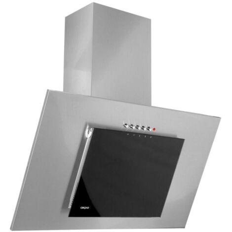 Capot AKPO WK-4 NERO ECO 60 GRIS / VERRE NOIR (1/5)