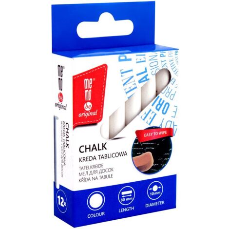 Lot De 12 Craies Sans Poussière Pour Enfants - Lavables, Non Toxiques, Avec Porte-craie Réglable