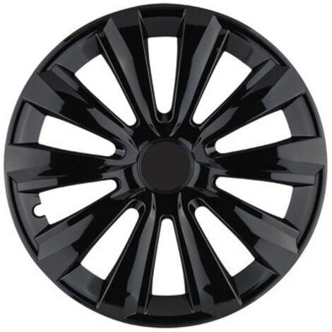UniTec 75477 Delta Enjoliveur 15 Pouces Noir - Lot Unitaire ABS