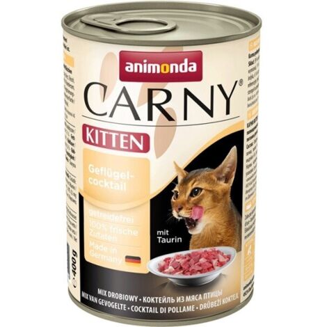 Animonda Carny Kitten - Nourriture humide pour chatons au bœuf et à la volaille 400 g
