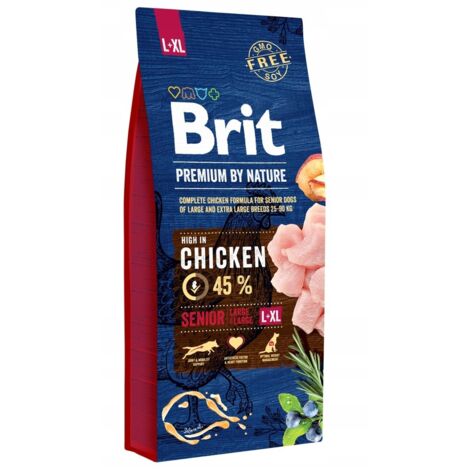Croquettes pour chien Brit Premium By Nature Senior L XL 15 kg