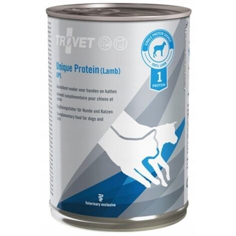 TROVET Unique Protein UPL à l'agneau - aliment humide pour chiens et chats - 12 x 400 g (1/4)