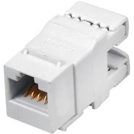 Prise Keystone RJ45 UTP cat. 5E non blindée Q-lantec MKN-U5-1 (1/4)