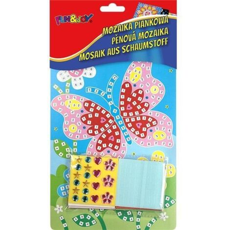 Ursus – Mosaïque En Mousse Pailletée Motif Pirate – 432 Autocollants – Kit Créatif Pour Enfants Dès 3 Ans