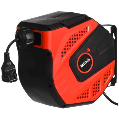 Rallonge électrique YATO YT-81221 de 20 m sur enrouleur (1/5)