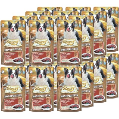 Aliment humide pour chiens TUZZY G-F Monoprotéine Bœuf aux myrtilles 24 x 150 g