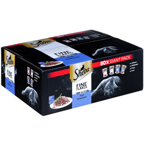 Sheba Delicacy Saveurs de poisson en gelée 80x85g