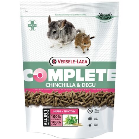 VERSELE LAGA Complete Chinchilla Degu - Aliment pour dégus et chinchillas - 8 kg (1/2)
