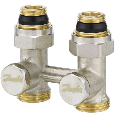 Raccord De Réglage Et D'arrêt Danfoss RLV, DN15, Droit, Filetage Interne, Neuf
