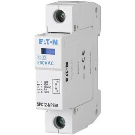 Parafoudre type T2 2P 20kA SPCT2-280-1+NPE 167619 (1/2)