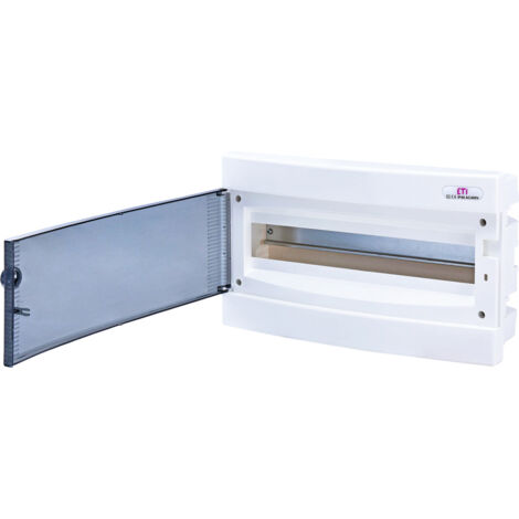 Répartiteur Multimédia Encastré Intratec IP40 - Porte Transparente - 592x346x92mm