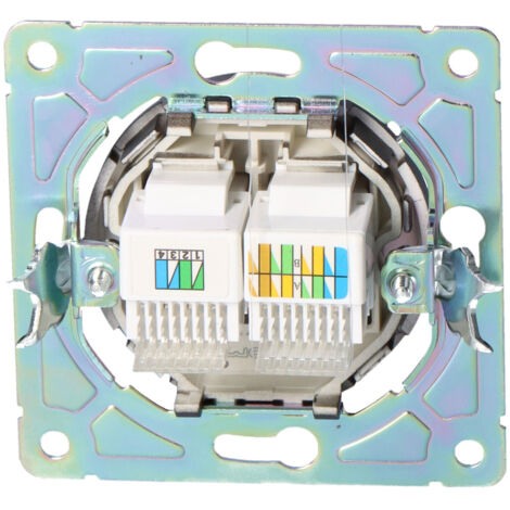 Prise RJ45/RJ11, noire, BETA ONNLINE