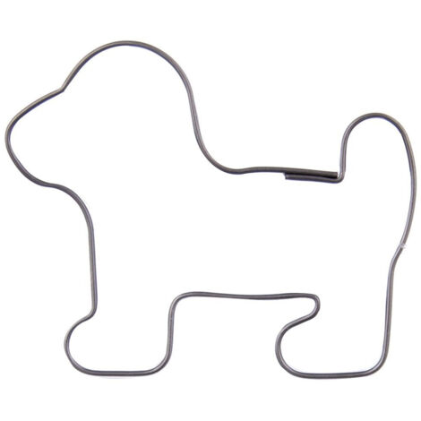 Emporte-pièce chien en acier 5,5 cm (1/4)