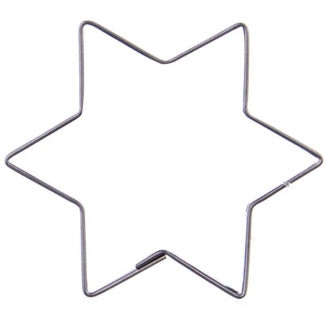 Emporte-pièce étoile en acier 6,5 cm (1/2)