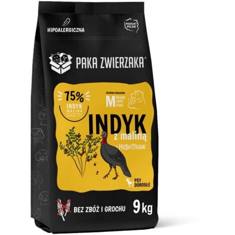 Pack pour animaux de compagnie Seventh Heaven Dinde aux framboises 9 kg (1/3)