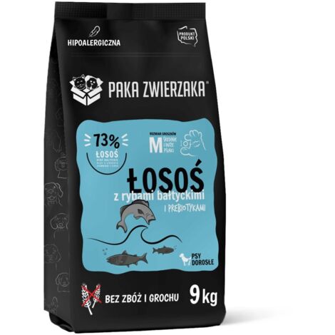 PET PAKA Saumon et poissons de la Baltique M - croquettes pour chien - 9 kg (1/3)