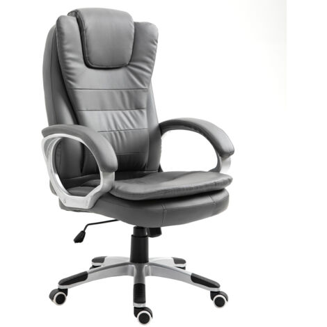 Fauteuil de bureau massant et chauffant YK7304 gris (1/5)
