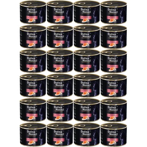 DOLINA NOTECI Premium riche en saumon - nourriture humide pour chat - 24x185g