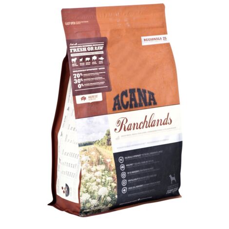 Croquettes ACANA Ranchlands pour chien, 2 kg (1/3)