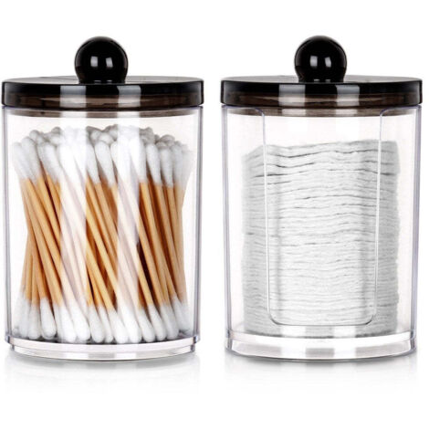 Boîte pour cotons-tiges et disques de coton (2 pièces). (1/5)